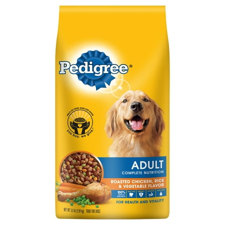 PEDIGREE Adult Chicken Flavor Dry Dog Food 3.5 Pounds - Walmart.com