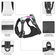 thumbnail image 6 of Yiaed Eiffel Tower and Hearts Print Dog Harness, No-Pull Pet Harness, Adjustable Padded Dog Vest, Reflective No-Choke Pet Oxford Vest with Easy Control Handle-X-Large, 6 of 6