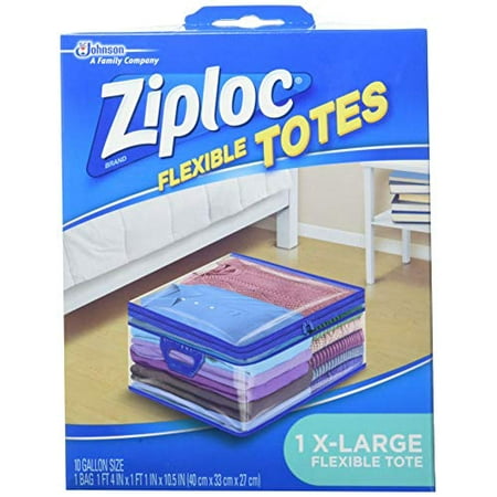 Ziploc Storage Bags for Clothes, Flexible Totes for Easy and Convenient