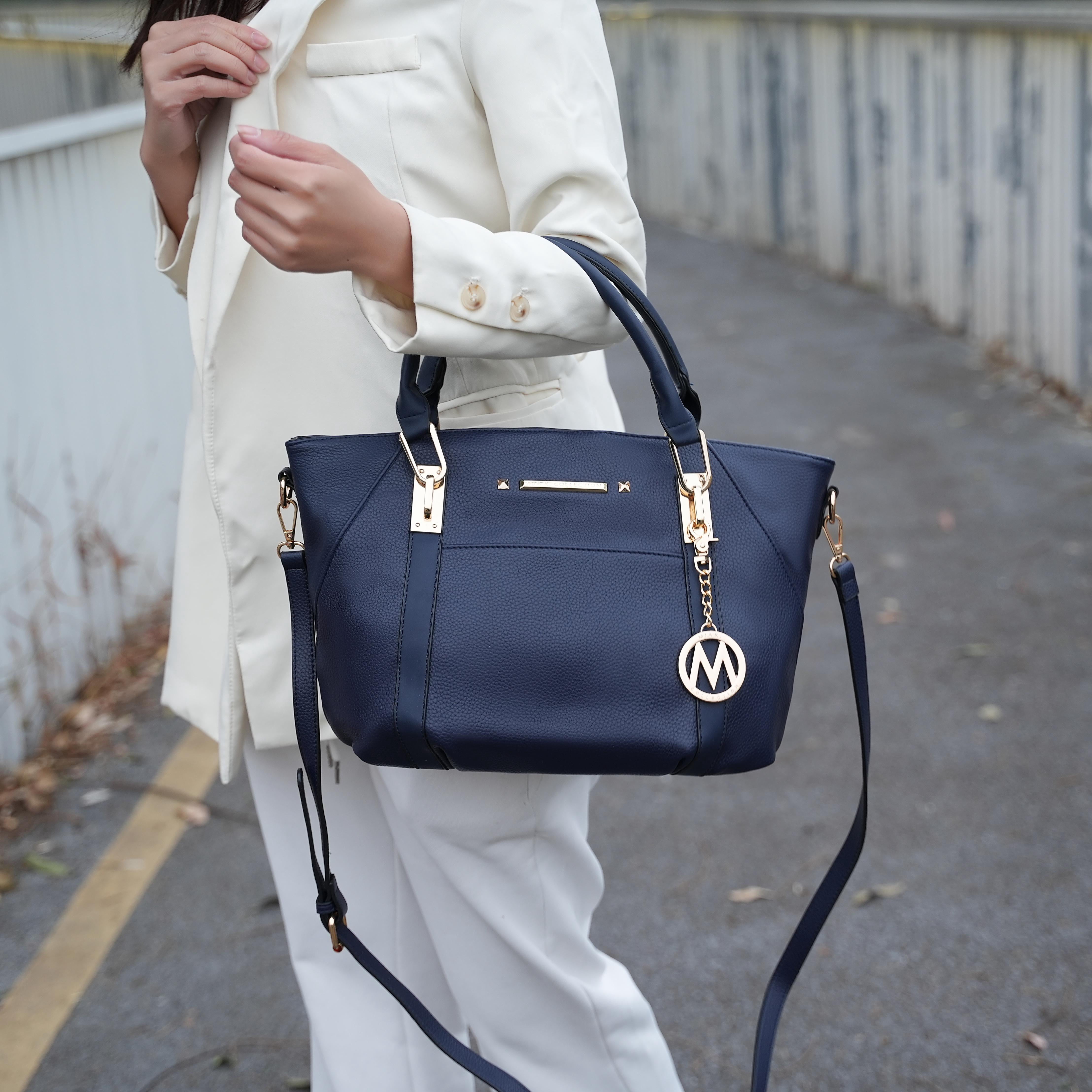MKF Collection Azrael Women Tote Bag With Wallet, Vegan Leather