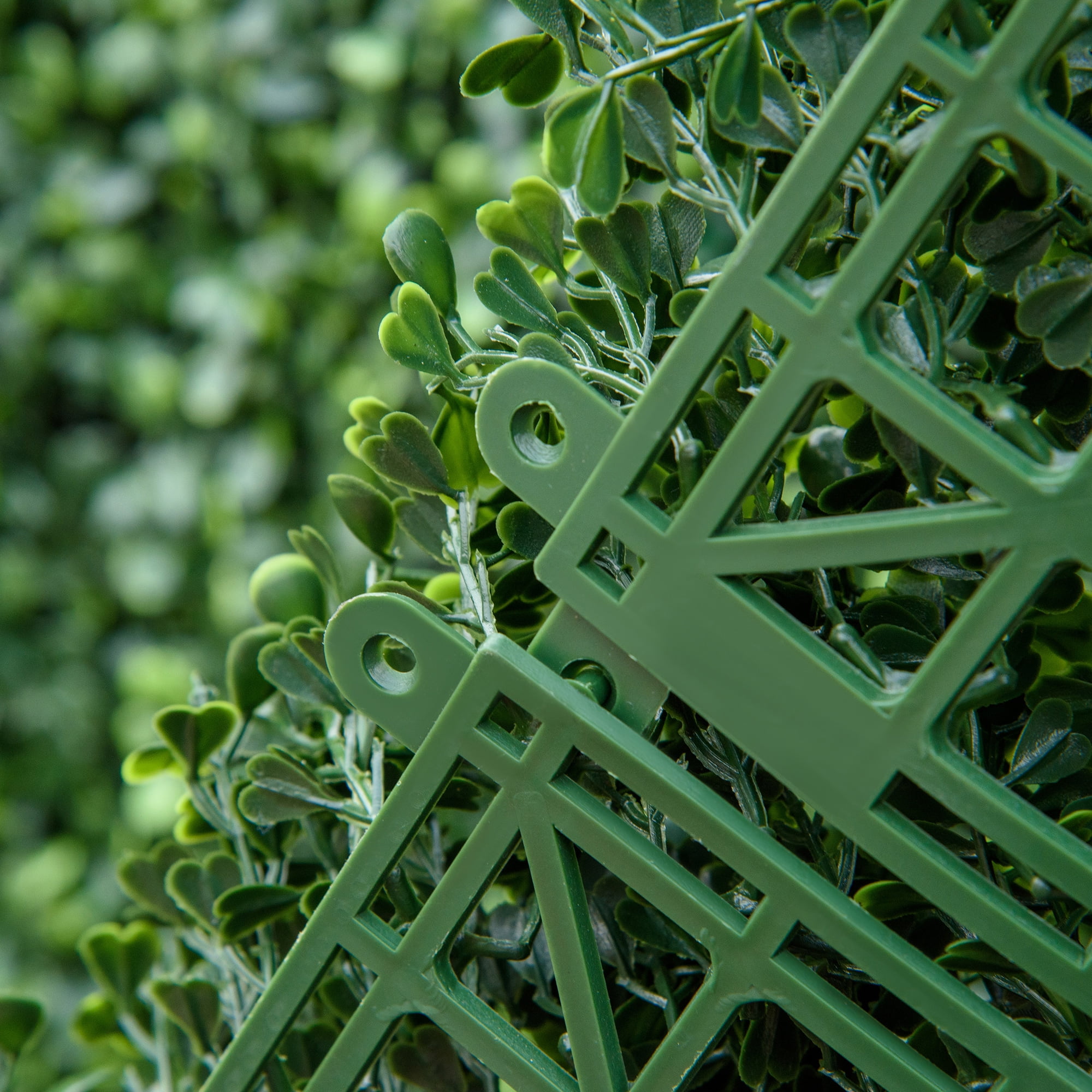 12PCS Artificial Boxwood Panels Topiary Wall Greenery Backdrop, Privacy Hedge Screen UV Protected 4Layer Roll Grass Panel Fence Decor Outdoor Indoor Garden Backyard, 20" x 20"