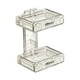 thumbnail image 3 of Jaboneras, accesorios de baño, soporte para esponja de jabón, elegante bandeja de drenaje desmontable, montado en la pared para baño, Doble capa, 3 of 9