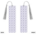 thumbnail image 2 of Kdxio Stripes and Sprigs of Lavender Print Metal Tassel Bookmarks,Perfect Gift for Art Lovers and Bookworms Metal Bookmarks for Women, 2 of 8