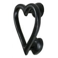 thumbnail image 4 of Cast Iron Black Love Heart Shaped Abstract Art Decorative Door Knocker Accent, 4 of 9