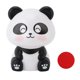 thumbnail image 2 of Figura De Panda Con Energía Solar, Riqueza De La Suerte Que Acoge Con La Escultura De Animales Con Asiento De Adornos Para El Automóvil De Escritorio, Panel De Recepción De, 2 of 7
