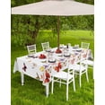 thumbnail image 4 of Fsddascl Spring Butterfly Colorful Outdoor Tablecloth - 54x80 Inch Rectangle Dining Table Cover, Animals Summer Country Waterproof Outdoor Table Cloth with Umbrella Hole & Zipper for Picnic/Patio, 4 of 7