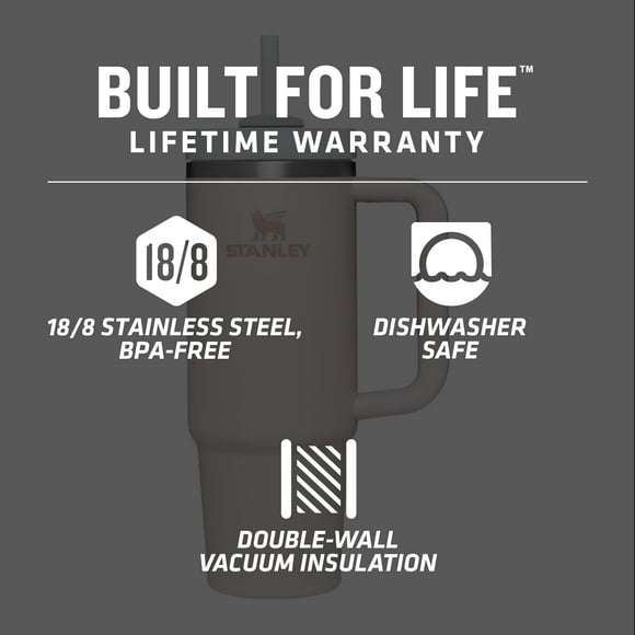 Stanley Quencher H2.0 FlowState Tumbler 30oz (Rose Quartz)