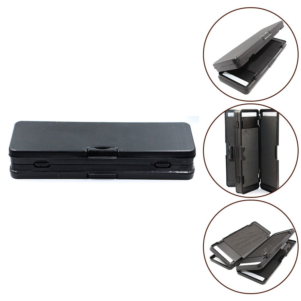 6-Layer Carp Fishing Tackle Box for 72 Hair Rigs, Coarse Fishing Hook Storage Wallet with Secure Twin Clip Lock Lid