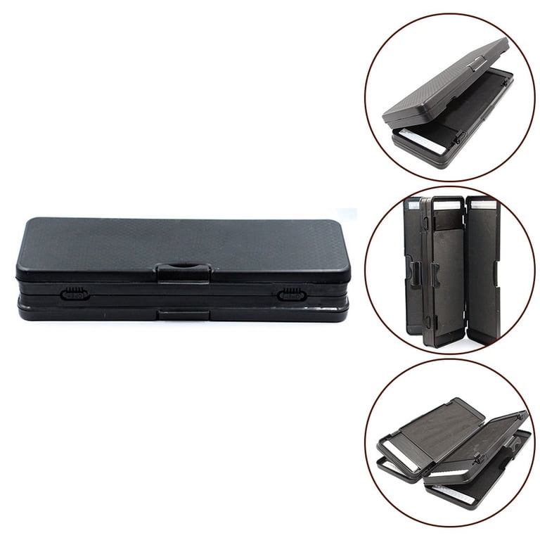 coarse fishing hook wallet 6-Layer Carp Fishing Tackle Box for 72 Hair Rigs, Coarse Fishing Hook  Storage Wallet with Secure Twin Clip Lock Lid