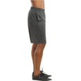 thumbnail image 2 of Couver Men's Athletic Shorts, Workout Gym Shorts, Dark Grey, 1 Count, 1 Pack, 2 of 4