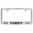 thumbnail image 2 of Chevrolet Chevy Chrome Plated Metal License Plate Frame Holder, 2 of 4
