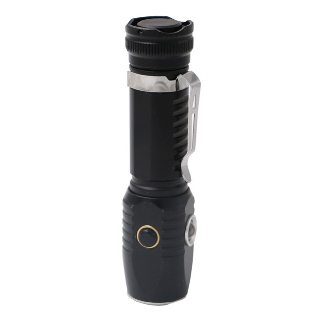 Sonducket Linterna LED resistente al agua 10W aleación de aluminio carga USB accesorios de Camping 4 modos linterna que funciona con pequeño Ropa Deportiva, Zapatos Sonducket OD023798-00