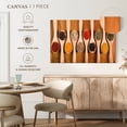 thumbnail image 5 of Elephant Stock Wooden Spoons And Spices Wall Art - Horizontal Canvas Wall Art - Living Room Wall Decor - Food And Drink Canvas - Orange And Beige Decor - 30" x 20", 5 of 8