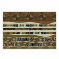 thumbnail image 1 of Tribal Cutting Board, Traditional Folk Cultural Featured Trippy Boho Abstract Design, Decorative Tempered Glass Cutting and Serving Board, Small Size, Multicolor, by Ambesonne, 1 of 1