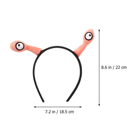 ELAYARD Set of 3 Cute Cartoon Snail Headbands in Assorted Colors, Cloth Hair Accessories for Party Costumes