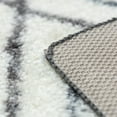 thumbnail image 5 of Maples Rugs Diamond Modern Geometric Ivory Non Slip Indoor Area Rug, 5' x 7', 5 of 7