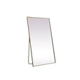 thumbnail image 6 of Metal Frame Rectangle Full Length Mirror 36x60 Inch in Brass, 6 of 10