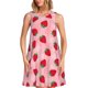 thumbnail image 1 of Fotbe Strawberry Vestido de Verano sin Mangas para Mujer – Vestido Midi Línea A, Estilo Camiseta Floral, Vestido Playero Casual y Fluido, 1 of 7
