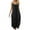 Black, variant on JIAXIN Backless Cami Dresses for Women Low Back Sleeveless Spaghetti Strap Maxi Dress Flowy Casual Vacation Beach Sundress(Army Green,M)