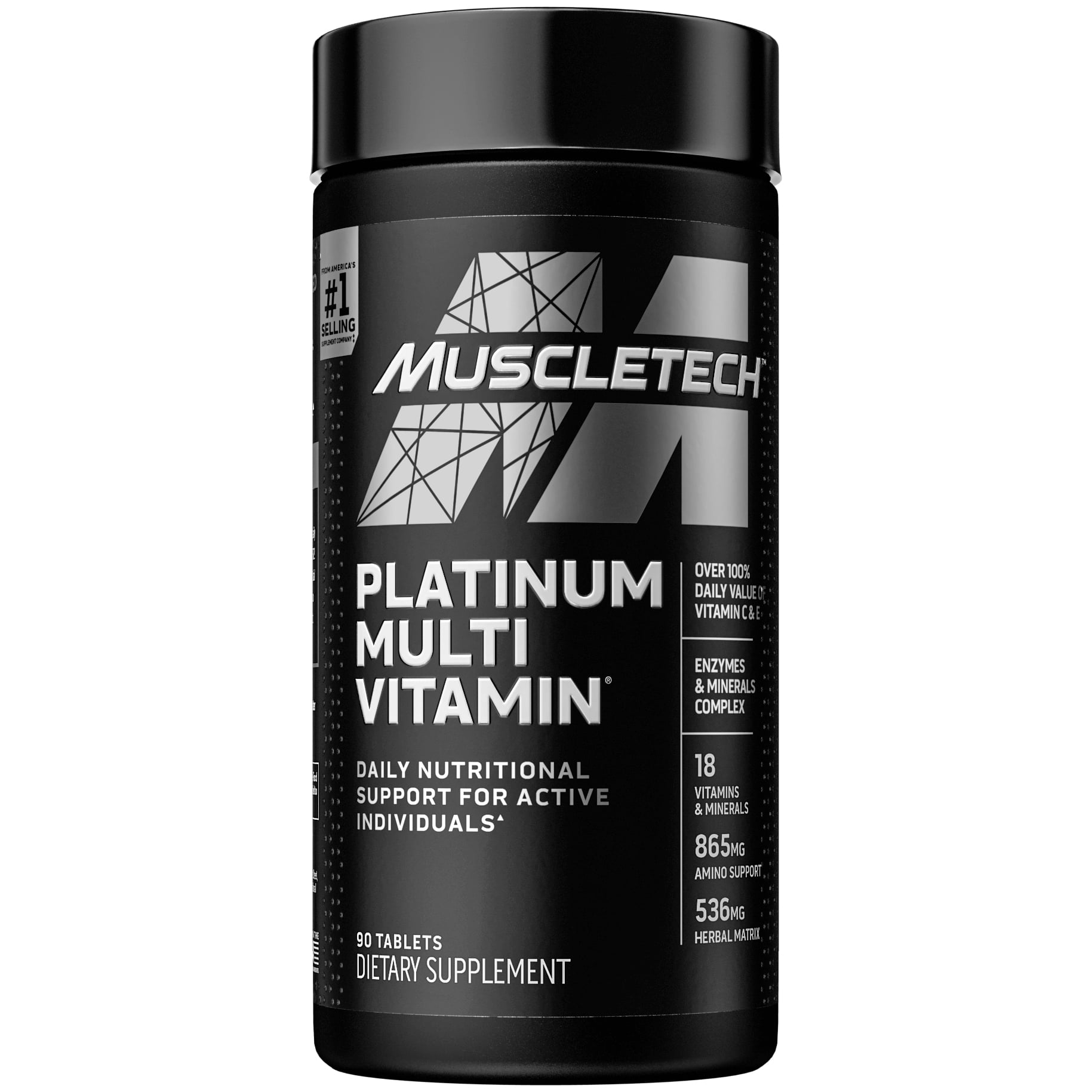 MuscleTech Essential Series Platinum Multi Vitamin, 90 Ct