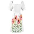 thumbnail image 5 of Watercolor Flower Sleeveless Dress wedding dresses for parties beach dresses, 5 of 6