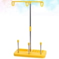 thumbnail image 2 of Miangastore Sewing Machine Universal Thread Stand Plastic 3 Spools Holder Household Thread Holder for Sewing Embroidery (Yellow), 2 of 8