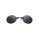 thumbnail image 1 of Gafas retro redondas de tres colores con clip para la nariz Gafas de sol Morpheus Gafas de sol sin montura para hombre, 1 of 3