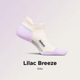 thumbnail image 2 of Feetures Elite Max Cushion No Show Tab Wave- Running Socks for Men & Women, Athletic Compression Socks, Moisture Wicking - Lilac Breeze , Large (1 Pair), 2 of 7