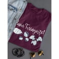thumbnail image 3 of Buon Ferragosto Seafood Doodles T-Shirt Women -Image by Shutterstock, Female Small, 3 of 4