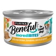 thumbnail image 3 of (6 pack) Purina Beneful Small Breed Wet Dog Food, IncrediBites Loaf With Real Chicken Recipe, 3 oz., 3 of 11