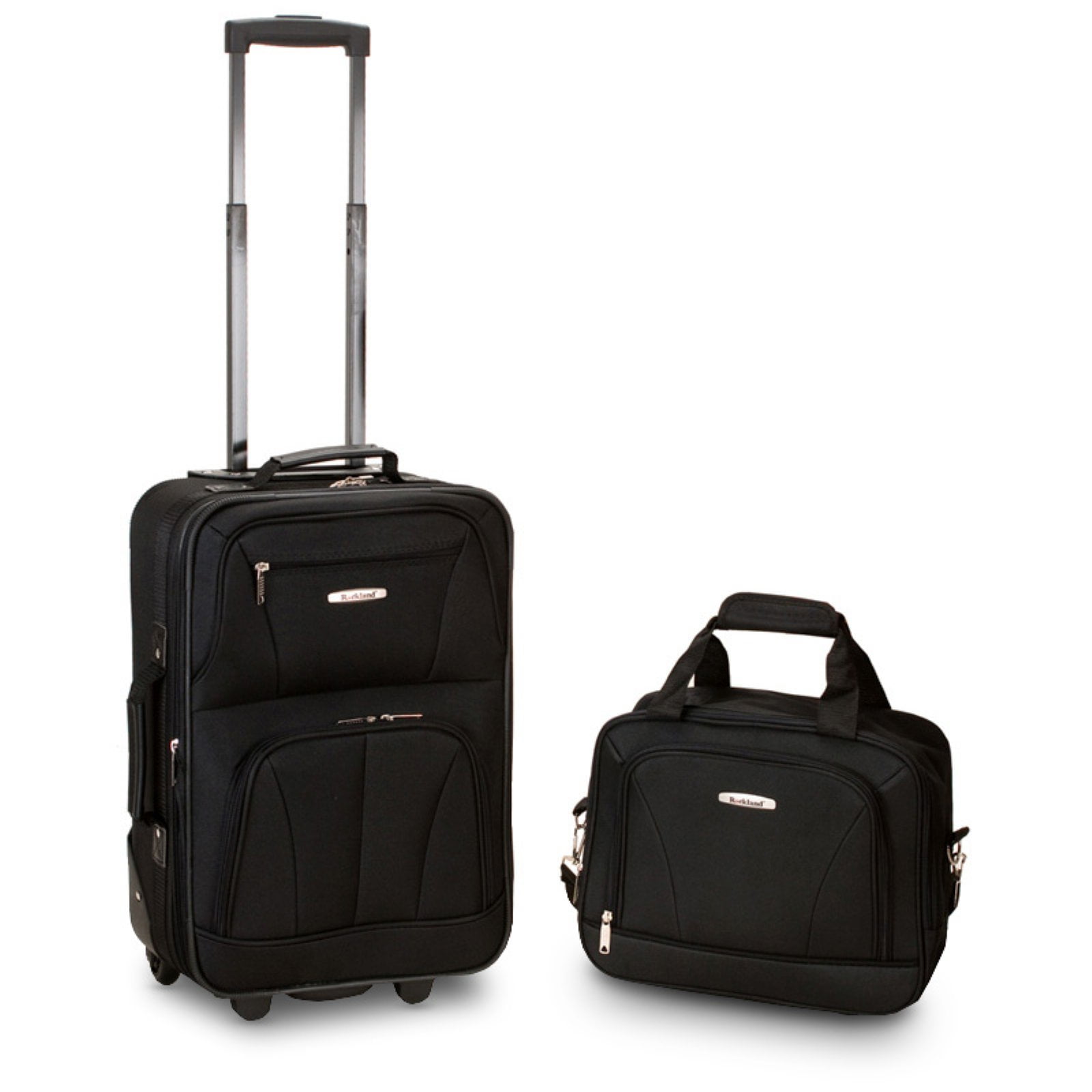 Rockland Fashion Softside Upright 2 Piece Luggage Set F102