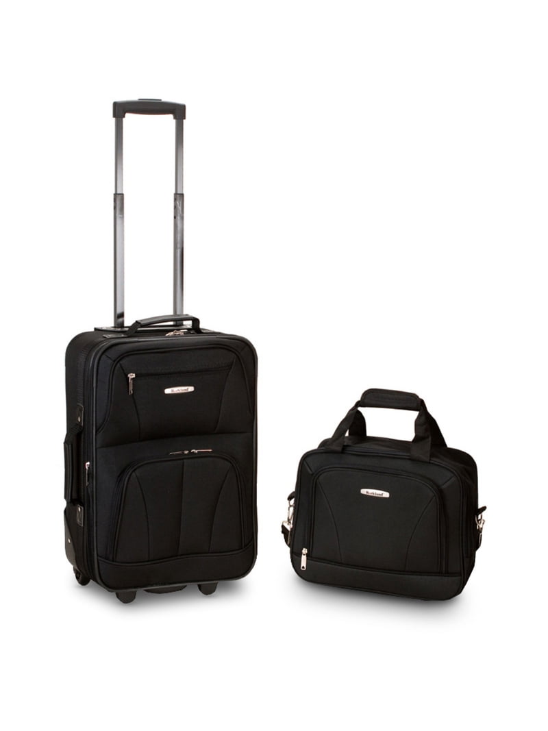 Rockland, Luggage Set, 2-Piece Softside Upright F102, Expandable