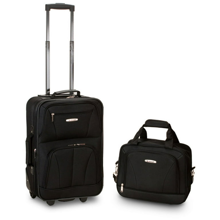 Rockland Fashion Softside Upright 2 Piece Luggage Set F102