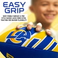 thumbnail image 3 of Franklin Sports NFL Los Angeles Rams Football - Youth Football -  Mini 8.5" Rubber Football - Perfect for Kids - Team Logos and Colors!, 3 of 7