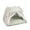 Green, variant on HOARBOEG Pop Up Pet Tent Portable Cat House Foldable Dog Tent Indoor Outdoor Travel Cat Bed with Removable Cushion Breathable Mesh Small Pet Hideaway, 12.5x12.5x14.1 in