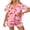 Pink Bow, variant on Ekouaer Womens Silk Pajama Sets Button Up Satin Pjs Short Sleeve 2 Piece Pj Sets Cute Lounge Sets with Chest Pocket
