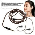 thumbnail image 3 of Headphone Upgrade Replacement Cable, Professional 3.5mm Plug Headphone Cable OFC Core  for IE8 IE80, 3 of 7