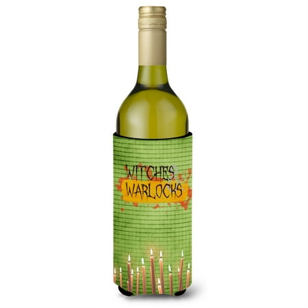 

Witches and Warlocks Halloween Wine Bottle Beverage Insulator Beverage Insulator Hugger