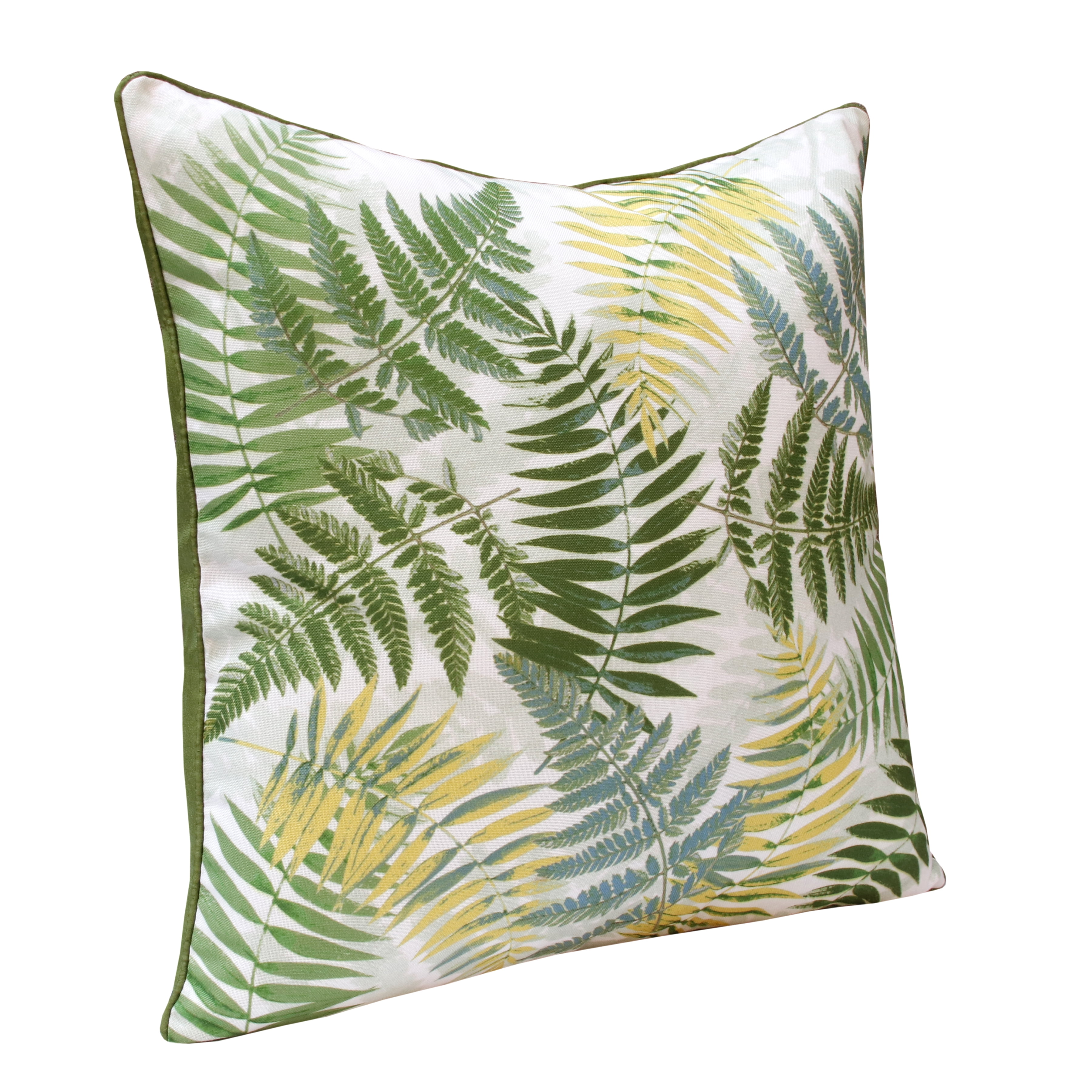 Harlow Hill 20" x 20" Green/Yellow Floral Performance Adult Decorative Throw Pillow Cover