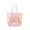 Pink, variant on WYQLFSB Oversized Mesh Beach Bag Large Lightweight Market Picnic Oversized Pockets Beige