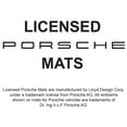 thumbnail image 6 of Lloyd Mats 600253 1984-1989 Cabriolet 911 Black Ultimat Porsche Logo Mats, 4 Piece, 6 of 7