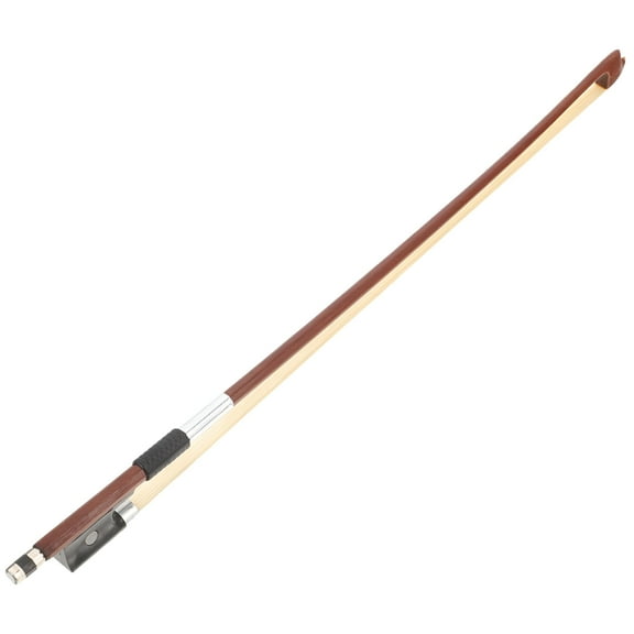 QAYOZ Violin Bow Performance Grade Pure Horsetail Bow (1/10 1/16 Violin Black Tail Pants Popular Bow)