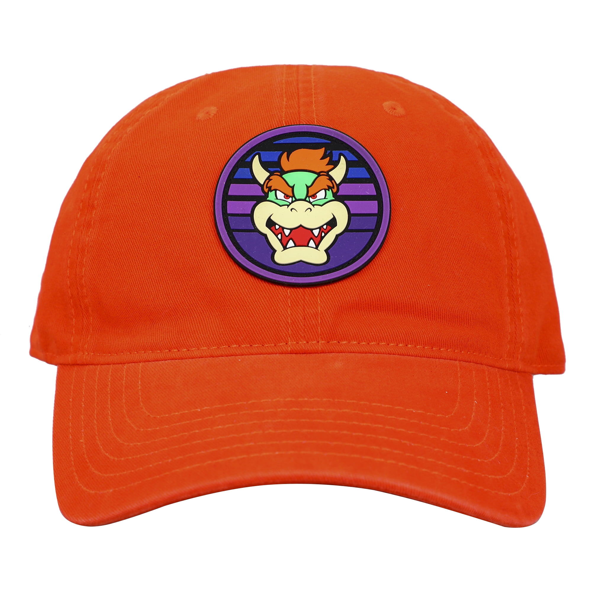 Super Mario Brothers Bowser Orange Traditional Adjustable Hat for Men