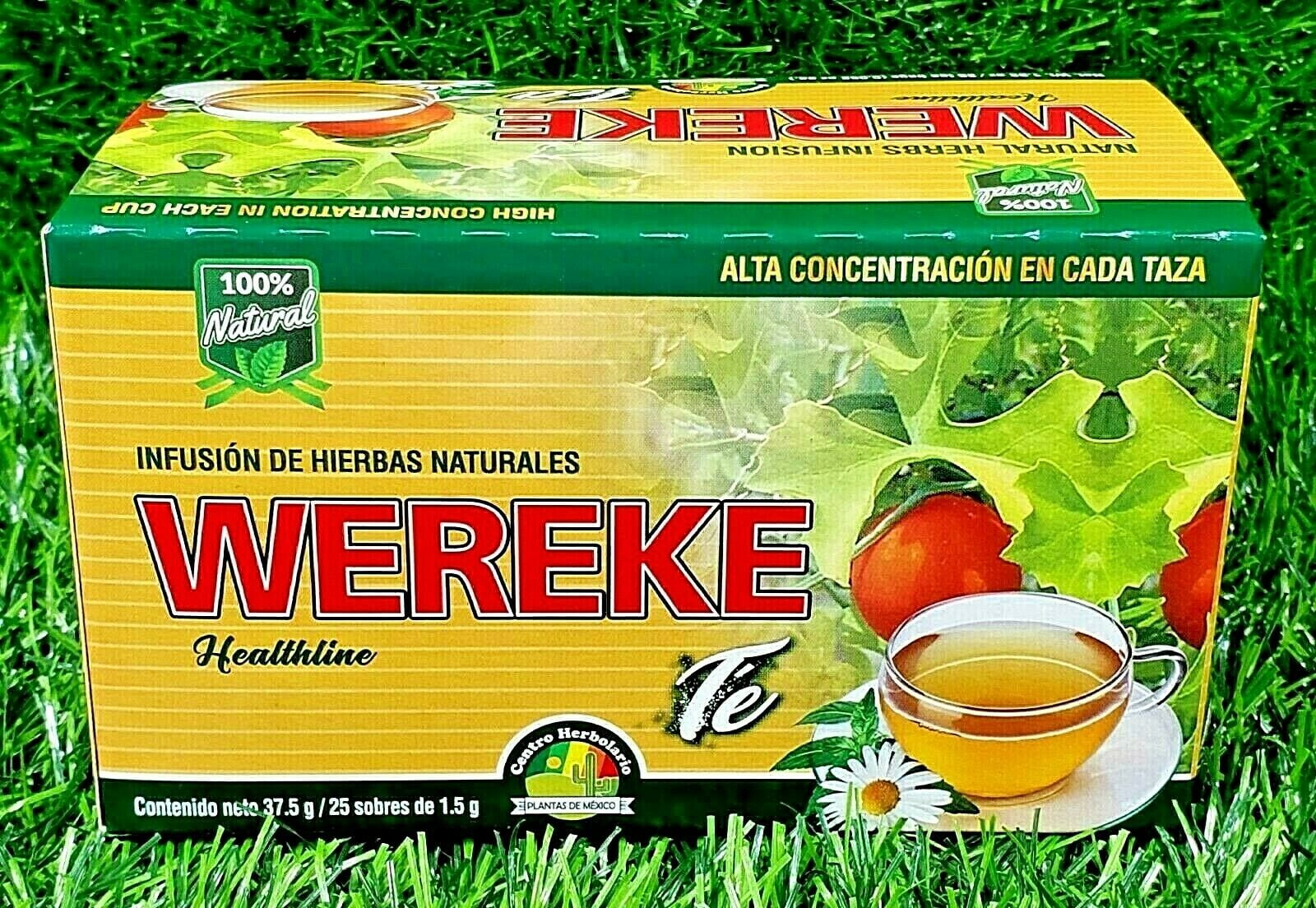 WEREKE Tea ✓ Herb Infusion Natural Gluco Support 25 bags by therbal