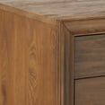 thumbnail image 3 of Traditional Style 3 Drawers Wood Nightstand By Inverness- Brown, 3 of 6