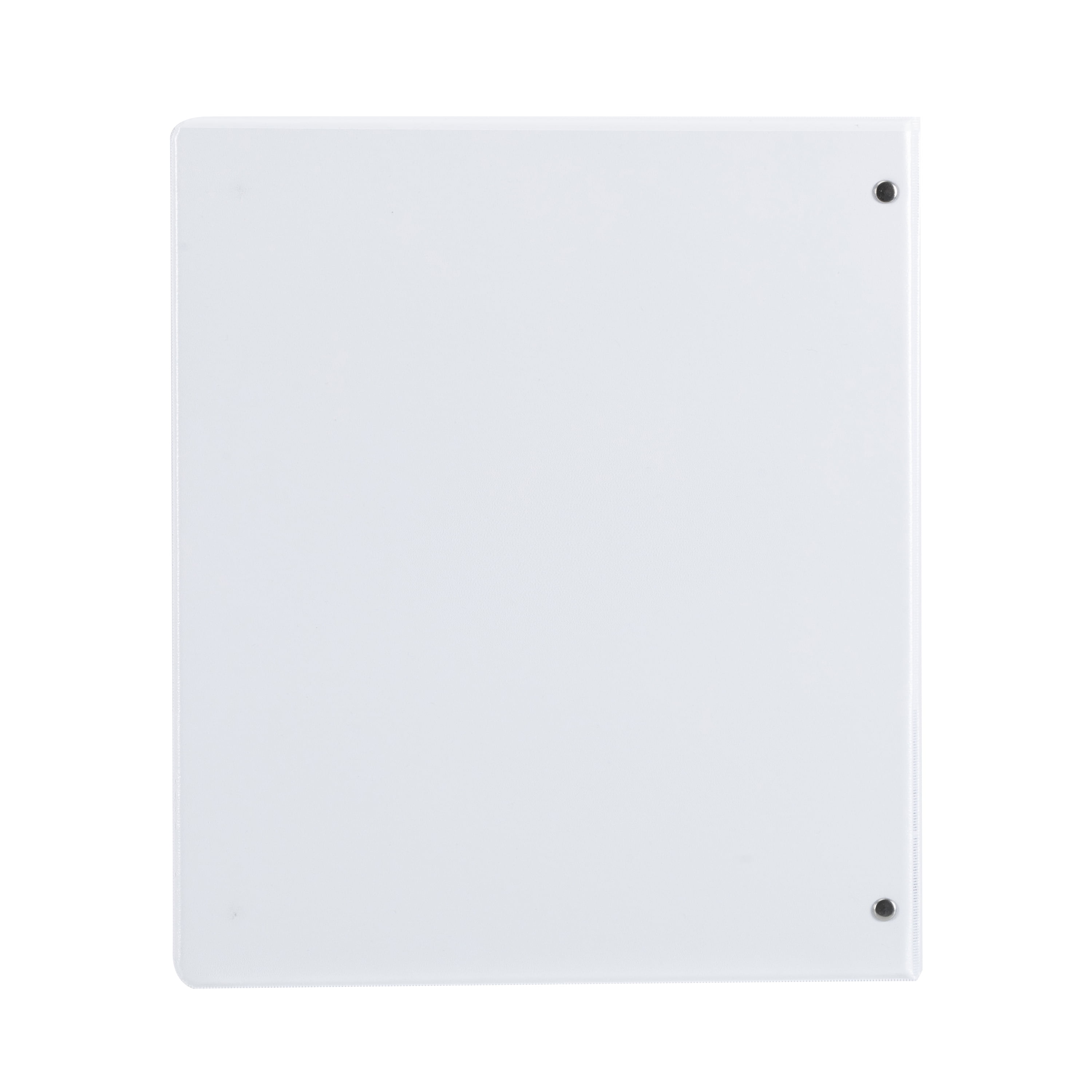 Pen+Gear Durable View 1/2 in D-Ring Binder, White