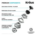 thumbnail image 3 of Kraus KWD200-100MGR 1 Hp Continuous Feed Garbage Disposal - Grey, 3 of 7
