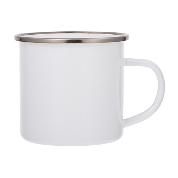 1 UNIDS Taza de sublimación en blanco DIY Taza de bebida de acero inoxidable para la oficina en casa