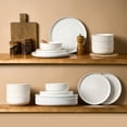 thumbnail image 4 of Famiware Constellatio Stoneware Dinnerware Sets, 12-Piece Dish Set, White, 4 of 6