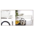 thumbnail image 4 of SHOWERORO 1Set Stainless Steel Microwave Shelf for Kitchen Use with Double Layer 47.5x24.5x64cm, 4 of 7